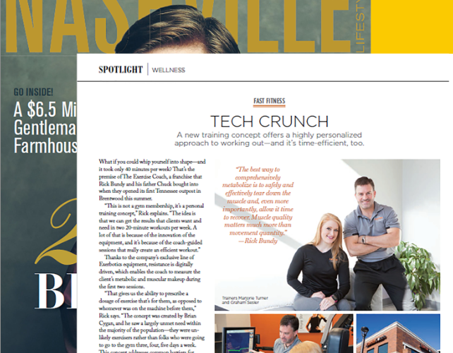 Nashville's New High Personalized, Time-Effective Approach to Working Out
